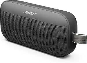 Bose SoundLink Flex Bluetooth Speaker (2nd Gen) - Portable Outdoor Speaker with Hi-Fi Audio, Waterproof and Dustproof, USB-C, Up to 12 Hours Battery Life, Black : Electronics